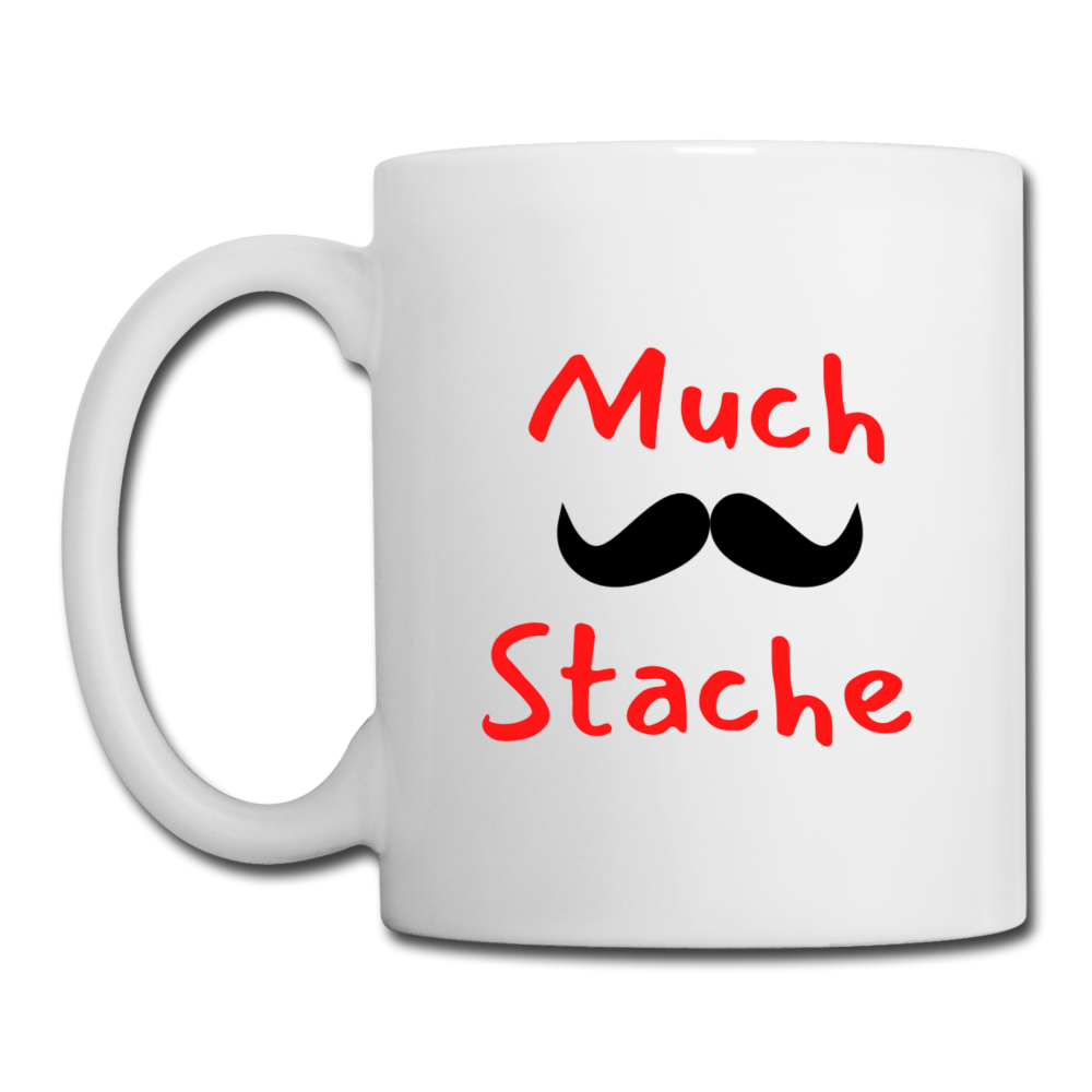 MuchStache Mug - white