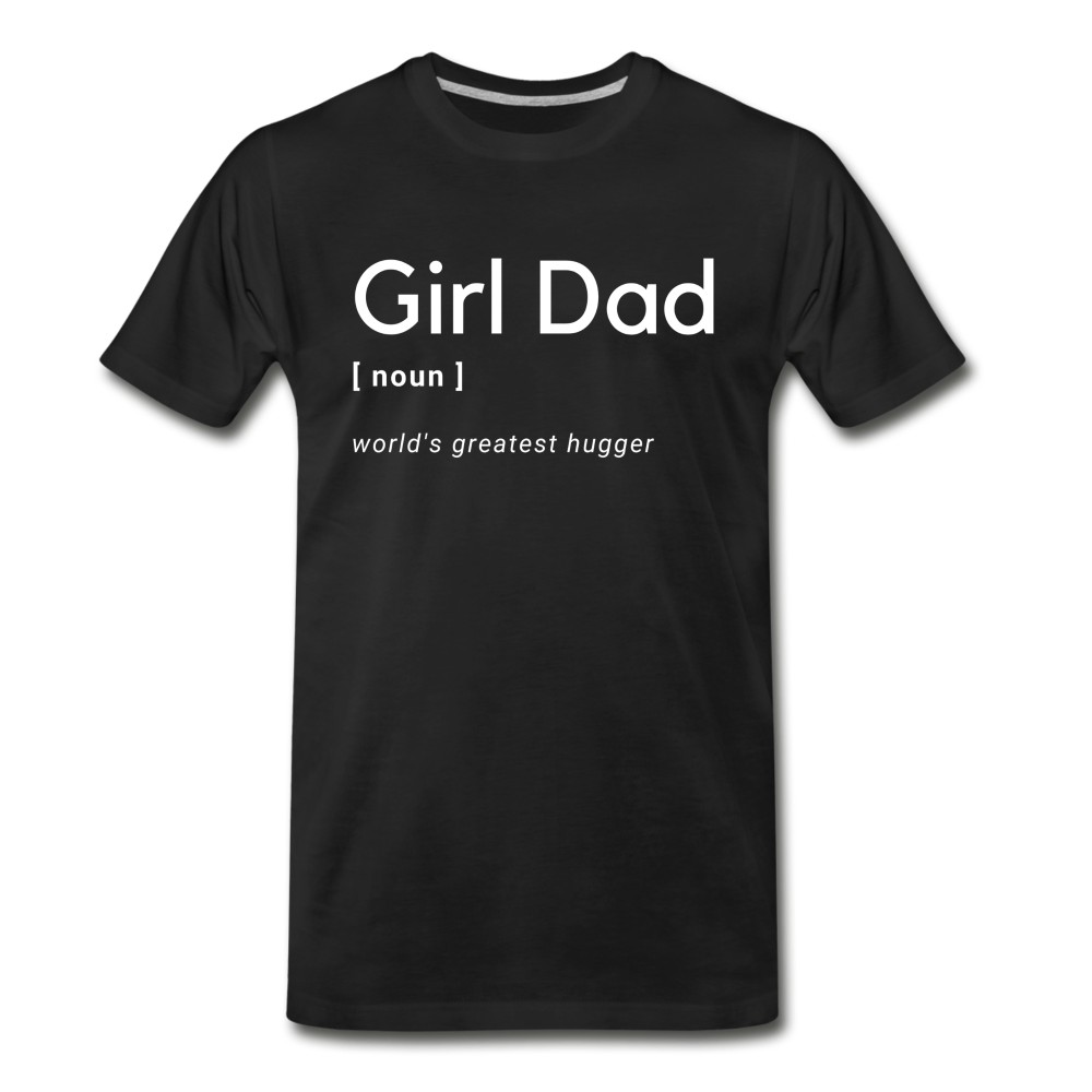 Girl Dad Men's Premium T-Shirt - black