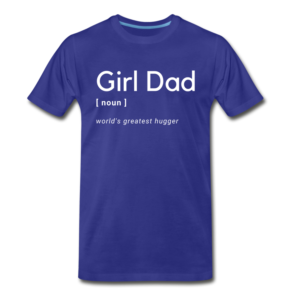 Girl Dad Men's Premium T-Shirt - royal blue