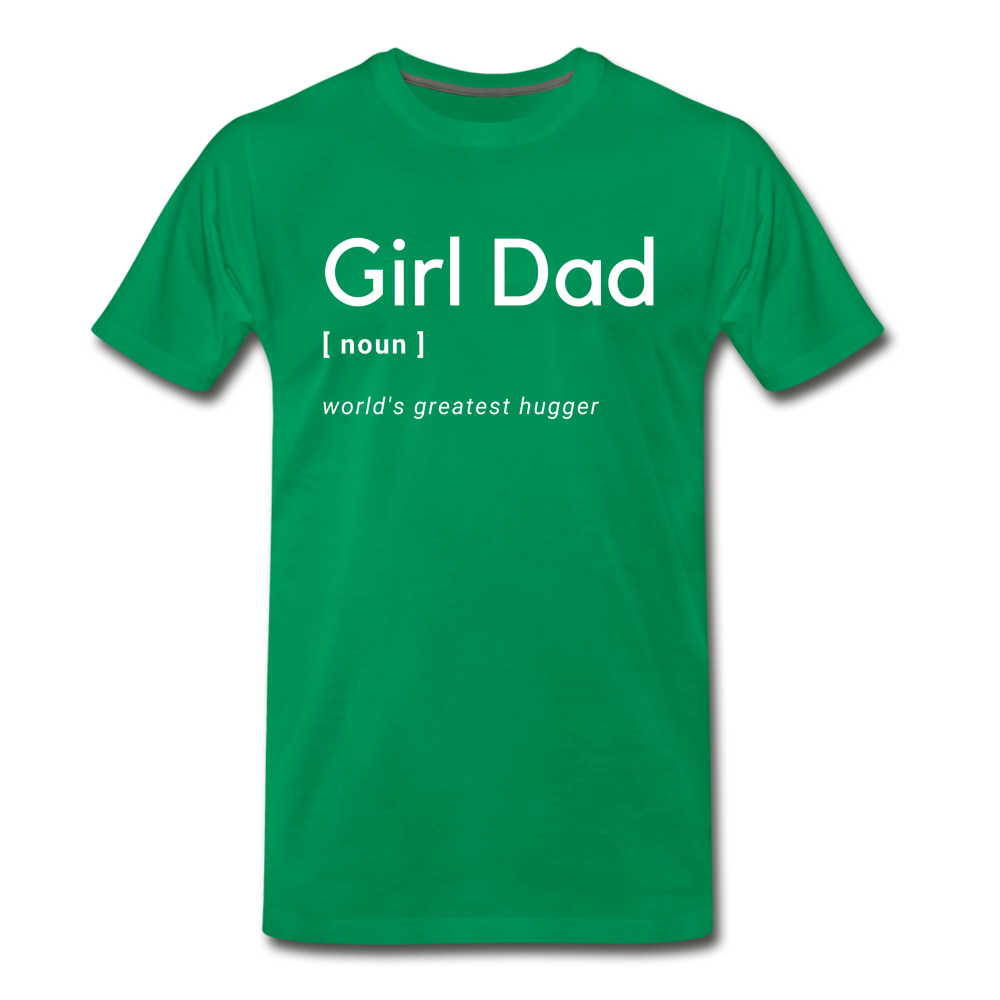 Girl Dad Men's Premium T-Shirt - kelly green